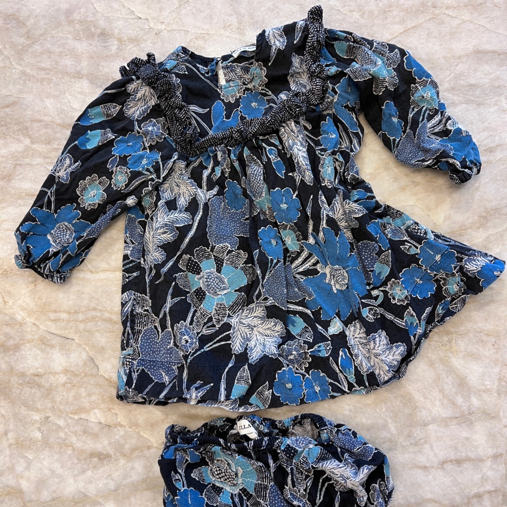 12M baby Ulla Johnson dress and bloomers